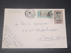 SOUDAN - Enveloppe ( Devant ) De Kayes Pour Paris En 1929 -  L 10767 - Briefe U. Dokumente