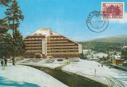 68201- PREDEAL HORIZON HOTEL, CARS, TOURISM, MAXIMUM CARD, 1994, ROMANIA - Hotel- & Gaststättengewerbe