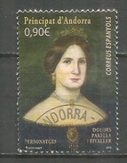 La Baronesa María Dolores Parrella, 2015,  Un Timbre Oblitéré, 1 ère Qualité, Cachet Rond. AND.ESP - Used Stamps