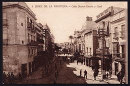 OLD CARD ** JEREZ DE LA FRONTERA - CALLE DOCTOR RAMON Y CAJAL ** RARE !! - Cádiz