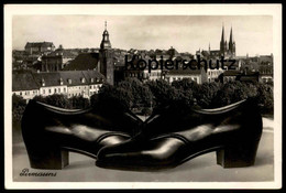 ALTE POSTKARTE PIRMASENS SCHUHSTADT SCHUHE 30er Jahre Shoes Schuh Shoe Ansichtskarte Postcard Cpa AK - Pirmasens