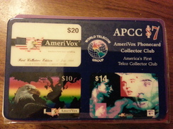 Amerivox APCC Amerivox Phonecard Collector Club 1994 MINT Prépayée Prepaid Ameri Vox - Amerivox