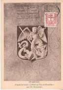 Carte Max 868 Saint Michel - 1951-1960