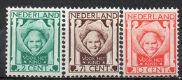 PAYS-BAS - (Royaume) - 1924 - N° 159 à 161 - (Au Profit Des Oeuvres Pour L'enfance) - Unused Stamps