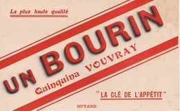ANCIEN BUVARD " BOURIN " Quinquina VOUVRAY - Liquor & Beer