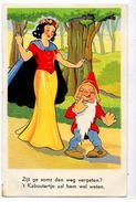 CPA Gnomes Nain Lutin Gnome Circulé Blanche Neige Disney - Fairy Tales, Popular Stories & Legends