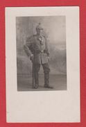 Carte Photo  --  Soldat Allemand -- Cachet Ostmunchen  --21/oct 1915 - Muenchen