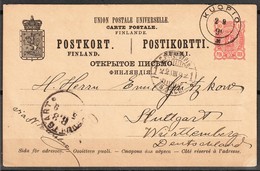 1892 -:- Carte Postale De Finlande Pré Timbrée - Cartas & Documentos