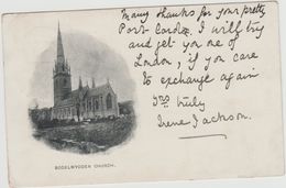 1 Cpa Bodelwydden Church  " Pionnière écrite En 1900 " - Autres & Non Classés