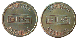 03258 GETTONE JETON TOKEN BELGIUM PARCHEGGIO PARKING PARKMUNZE ELPA SYSTEM PARKING - Andere & Zonder Classificatie