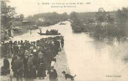 BLOIS LA CRUE DE LA LOIRE 21 OCTOBRE 1907 AVENUE DE SAINT GERVAIS - Blois