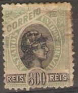 Brazil - 1894 Liberty Head 300r  MH   SG 129 (see Description) - Neufs