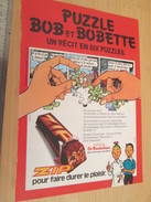 Page De Revue Des Années 60/70 : PUBLICITE BOB ET BOBETTE CHOCOLAT ZIP PUZZLE Format : Page A4 - Puzzels