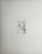 O) 2015 MONACO, DEFINITIVE DIE SUNKEN PROOF - RUSSIAN COMPOSER OF THE ROMANTIC PERIOD TCHAIKOVSKI, XF - Variétés