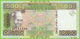 Voyo GUINEA 500 Francs 2006 P39 B328a Prefix GM UNC Industry - Guinée