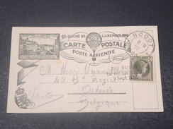LUXEMBOURG  -  Carte De L 'Exposition Philatélique De 1927 Par Ballon Pour La Belgique - L 10879 - Covers & Documents