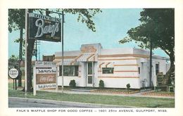 276377-Mississippi, Gulfport, Falk's Waffle Shop, Gulfport Printing Co - Andere & Zonder Classificatie