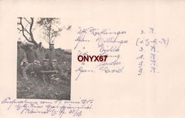 Carte Photo Militaire Allemand MANGIENNES  (Meuse-Argonne-Argonnen) MASCHINENGEWEHR-MITRAILLEUSE -Guerre-Krieg-14/18 - Matériel