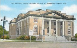 276453-Mississippi, Gulfport, First Methodist Church, EC Kropp No 19615N - Autres & Non Classés