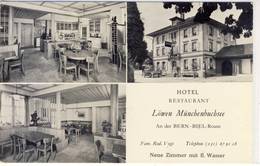 MÜNCHENBUCHSEE HOTEL RESTAURANT LÖWEN AN DER BERN - BIEL ROUTE MEHRBILDKARTE - Münchenbuchsee