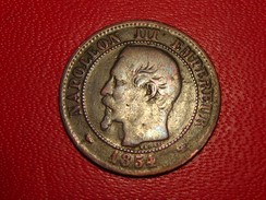 France - 2 Centimes 1854 W Lille Napoléon III 4701 - 2 Centimes