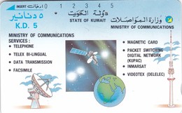 Kuwait, KW-MOC-TAM-0005, Services - English, Satellite, Globe, 2 Scans. - Kuwait