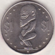 COOK ISLANDS. 1 DOLLAR 1983 .STATUE OF TANGAORA. KM# 7 - Cook Islands