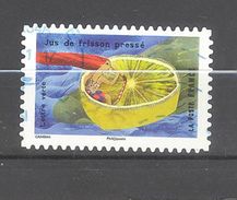 France Autoadhésif Oblitéré (Les Sens, Le Goût - Jus De Frisson Pressé) (cachet Rond) - Used Stamps