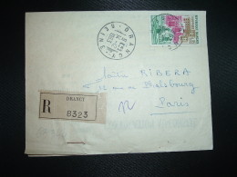 LR (PLI) TP DUNKERQUE 0,95 OBL.14-12-1963 DRANCY SEINE (93) - Postal Rates