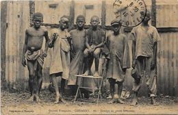 CPA Guinée Afrique Noire Type Ethnic  Circulé - Frans Guinee