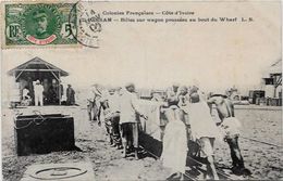 CPA Cote D'Ivoire Afrique Noire Type Ethnic Métier Du Bois Circulé - Dahome