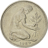 Monnaie, République Fédérale Allemande, 50 Pfennig, 1989, Munich, TTB - 50 Pfennig