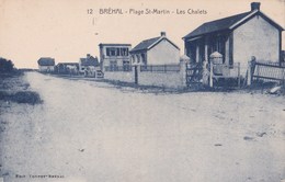 Carte Postale : Bréhal (50), Plage Saint Martin   Les Chalets           Ed Toupet Bréhal     Assez Rare - Brehal