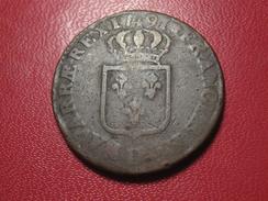 Sol Louis XVI 1791 D Lyon 5484 - 1774-1791 Luis XVI