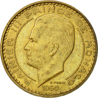 Monnaie, Monaco, Rainier III, 10 Francs, 1950, TTB+, Aluminum-Bronze, KM:130 - 1949-1956 Alte Francs