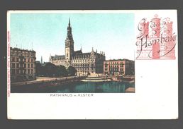 Hamburg - Gruss Aus Hamburg - Rathaus M. Alster - Single Back - Mitte