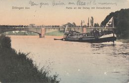 CPA - Dillingen - Partie An Der Donau Mit Donaubrücke - Carte Pour Prisonniers De Guerre - Dillingen