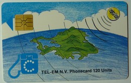 NETHERLANDS - St Maarten - Gemplus Chip - Island & Satelite - SMTC - 2A - Printed Logo - 120 Units - Used - Antilles (Netherlands)