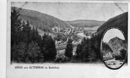 AK Altenbrak Im Bodethal Bei Thale - Seltene Alte AK /Litho - Altenbrak