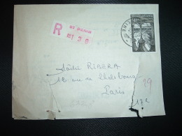 LR (PLI) TP MOISSAC 0,95 OBL.19-2-1964 ST SENIS SEINE (93) - Tarifas Postales