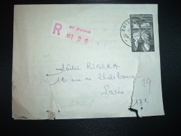 LR (PLI) TP MOISSAC 0,95 OBL.19-2-1964 ST SENIS SEINE (93) - Tariffe Postali