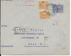 TURQUIE - 1918 - ENVELOPPE ENTIER De SMYRNE Avec CENSURE => WIEN (AUTRICHE) - Covers & Documents