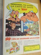 Pour  Collectionneurs  PUBLICITE 60/70 ; Format : Page A4 LESSIVE SKIP CARTE DE GAULE D'ASTERIX Cadeau Publicitaire - Sammelbilder