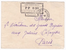St Pierre Et Miquelon PP 030 Sur Env. Datée Du 30-4-26 Pour Paris - Lettres & Documents