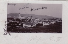 Gruss Aus KLOSTERNEUBURG - Totalansicht, Fotokarte Gel.1898 - Klosterneuburg