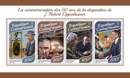 Centrafrica 2017, Science, Opennheimer, Einstein, 4val In BF - Albert Einstein