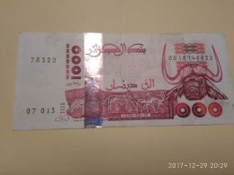 1000 Francs 1998 - Algérie