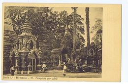 MYANMAR / BURMA - TEMPLES - ITALIAN EDITION - 1920s ( 2312 ) - Myanmar (Burma)