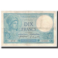 Billet, France, 10 Francs, 1921-02-04, TTB, Fayette:6.5, KM:73b - 10 F 1916-1942 ''Minerve''