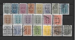 LOTE 1541  ///    AUSTRIA 1922   YVERT Nº: LOTE DE SELLOS DE LA SERIE 253/281          ¡¡¡¡¡LIQUIDATION !!!! - Gebruikt